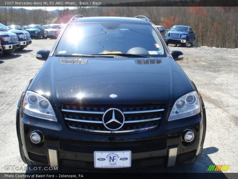 Black / Black 2007 Mercedes-Benz ML 63 AMG 4Matic