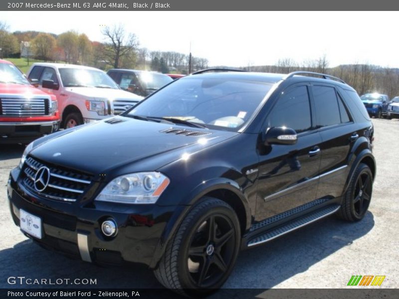 Black / Black 2007 Mercedes-Benz ML 63 AMG 4Matic