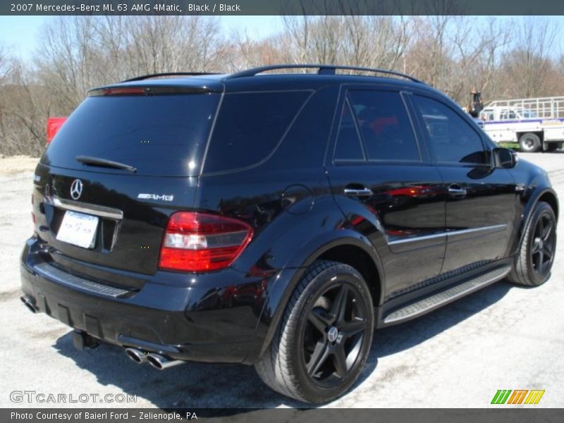 Black / Black 2007 Mercedes-Benz ML 63 AMG 4Matic