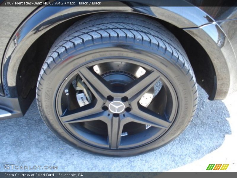 Black / Black 2007 Mercedes-Benz ML 63 AMG 4Matic