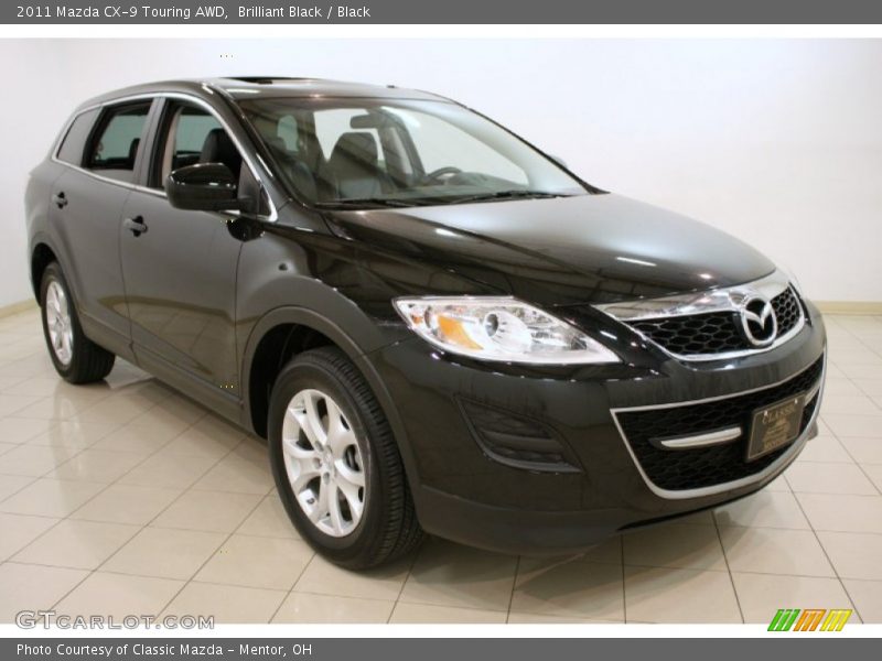 Brilliant Black / Black 2011 Mazda CX-9 Touring AWD