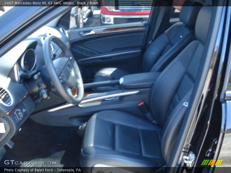 Black / Black 2007 Mercedes-Benz ML 63 AMG 4Matic