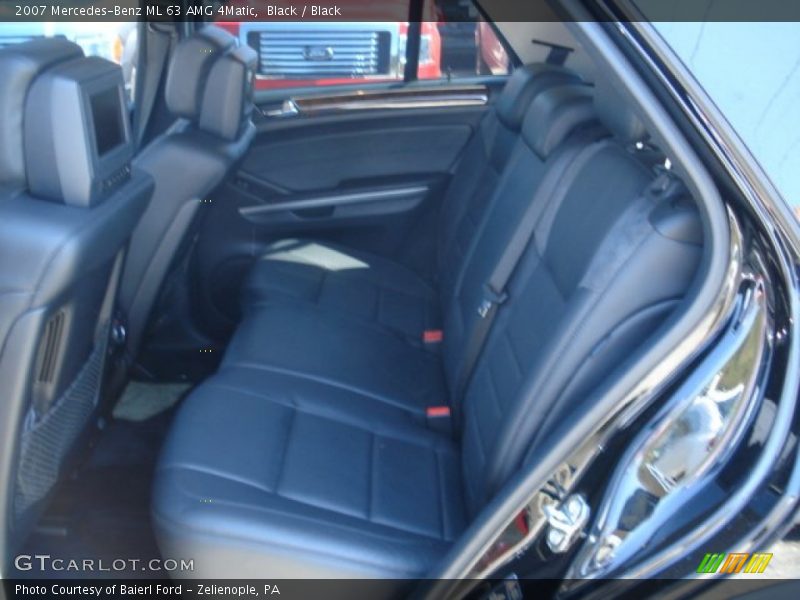 Black / Black 2007 Mercedes-Benz ML 63 AMG 4Matic
