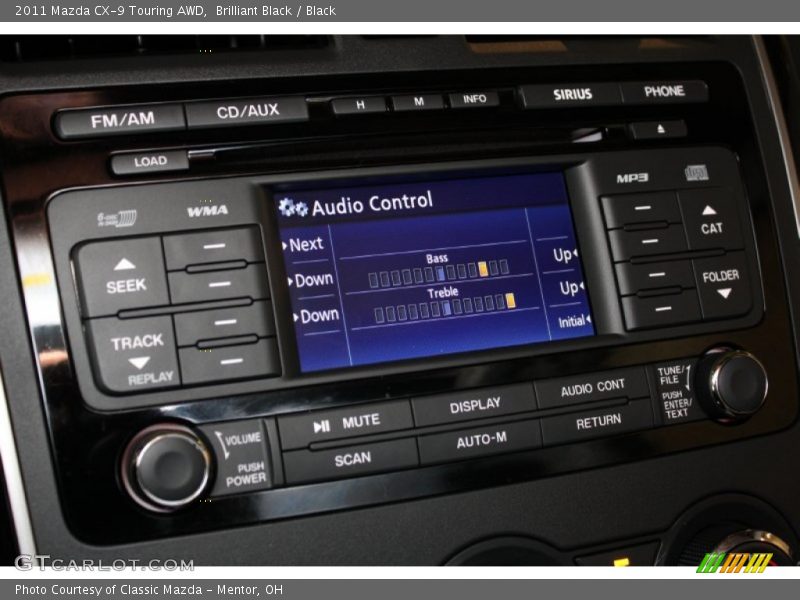 Brilliant Black / Black 2011 Mazda CX-9 Touring AWD
