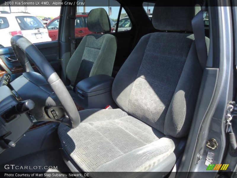 Alpine Gray / Gray 2003 Kia Sorento LX 4WD