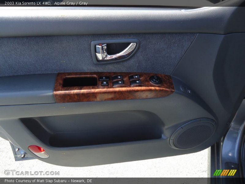 Alpine Gray / Gray 2003 Kia Sorento LX 4WD