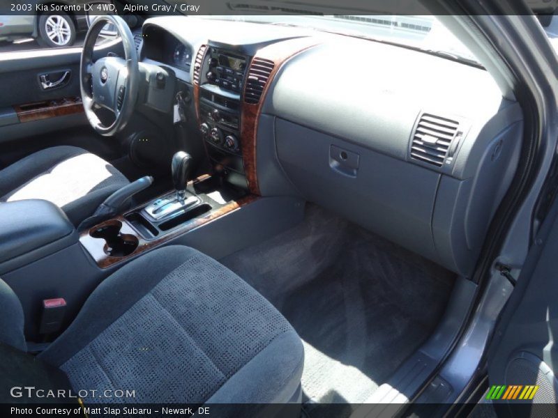 Alpine Gray / Gray 2003 Kia Sorento LX 4WD