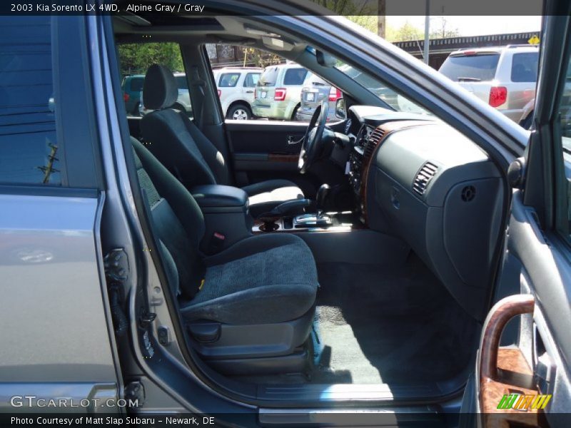 Alpine Gray / Gray 2003 Kia Sorento LX 4WD