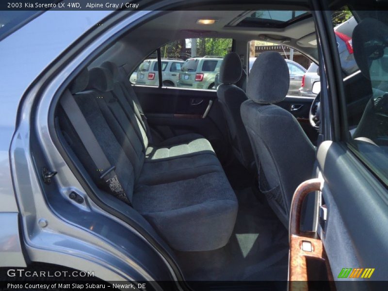 Alpine Gray / Gray 2003 Kia Sorento LX 4WD