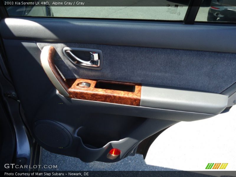 Alpine Gray / Gray 2003 Kia Sorento LX 4WD