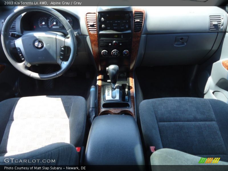 Alpine Gray / Gray 2003 Kia Sorento LX 4WD