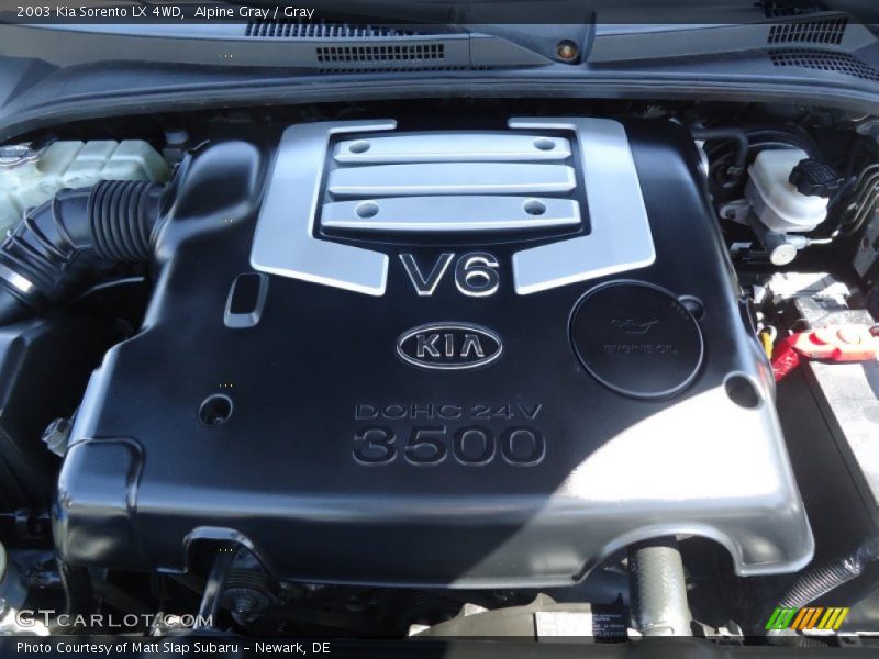 Alpine Gray / Gray 2003 Kia Sorento LX 4WD