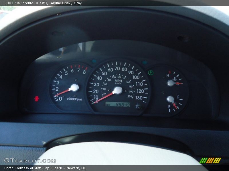 Alpine Gray / Gray 2003 Kia Sorento LX 4WD
