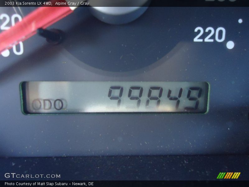 Alpine Gray / Gray 2003 Kia Sorento LX 4WD