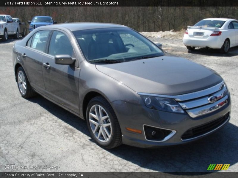 Sterling Grey Metallic / Medium Light Stone 2012 Ford Fusion SEL