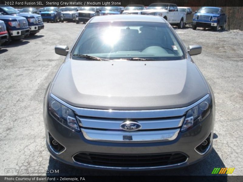 Sterling Grey Metallic / Medium Light Stone 2012 Ford Fusion SEL