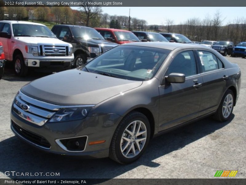 Sterling Grey Metallic / Medium Light Stone 2012 Ford Fusion SEL