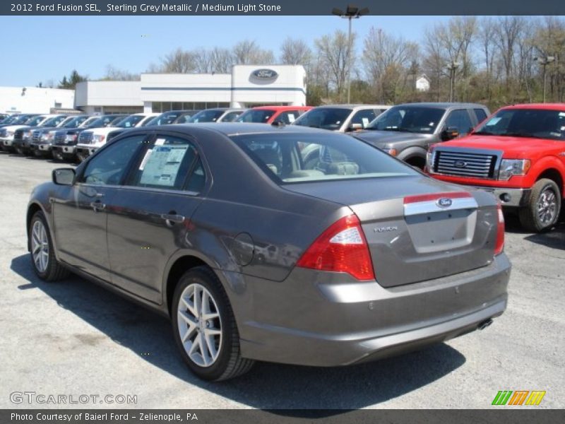 Sterling Grey Metallic / Medium Light Stone 2012 Ford Fusion SEL