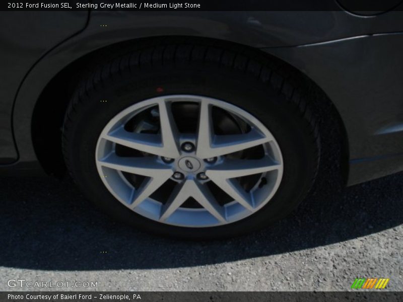Sterling Grey Metallic / Medium Light Stone 2012 Ford Fusion SEL