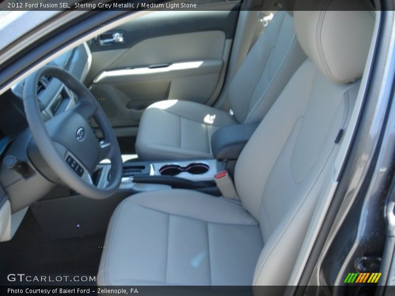 Sterling Grey Metallic / Medium Light Stone 2012 Ford Fusion SEL
