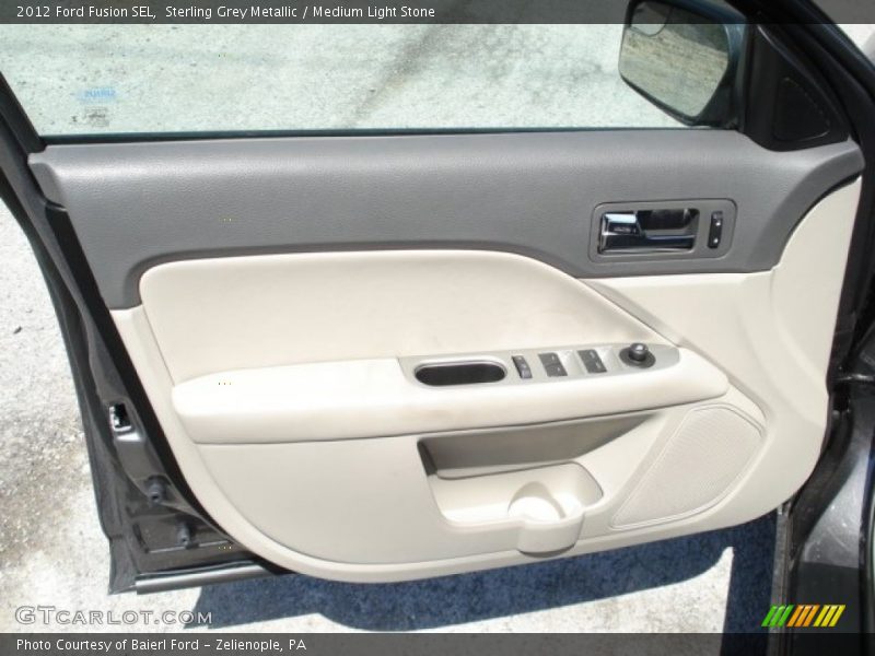Sterling Grey Metallic / Medium Light Stone 2012 Ford Fusion SEL