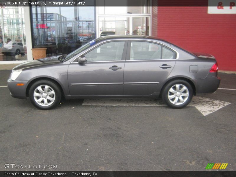 Midnight Gray / Gray 2006 Kia Optima LX V6