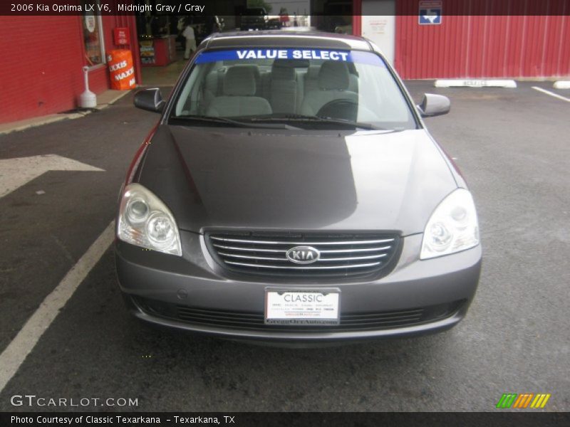 Midnight Gray / Gray 2006 Kia Optima LX V6