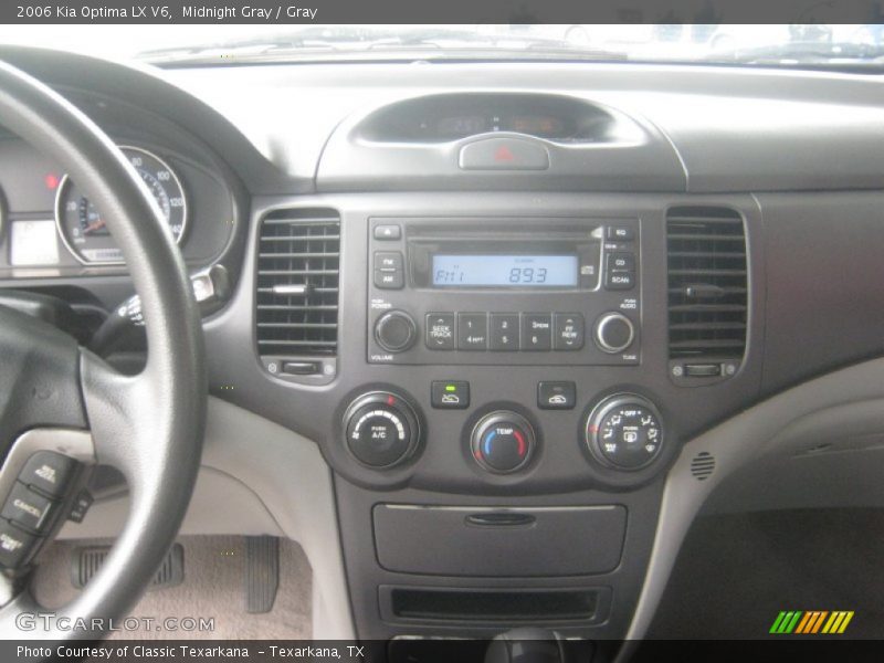Midnight Gray / Gray 2006 Kia Optima LX V6