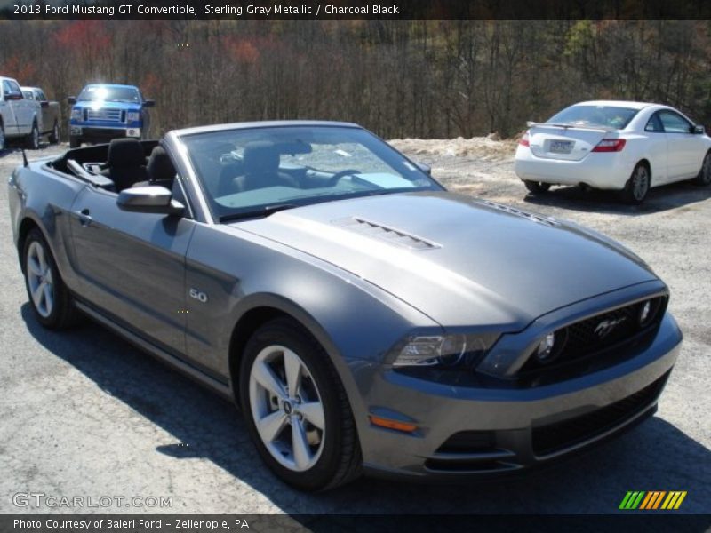 Front 3/4 View of 2013 Mustang GT Convertible