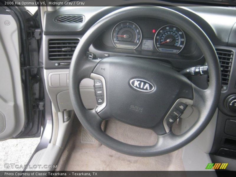 Midnight Gray / Gray 2006 Kia Optima LX V6