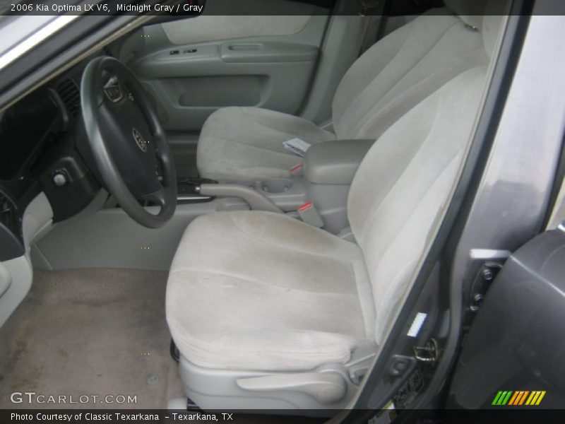 Midnight Gray / Gray 2006 Kia Optima LX V6