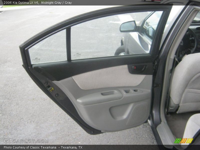 Midnight Gray / Gray 2006 Kia Optima LX V6