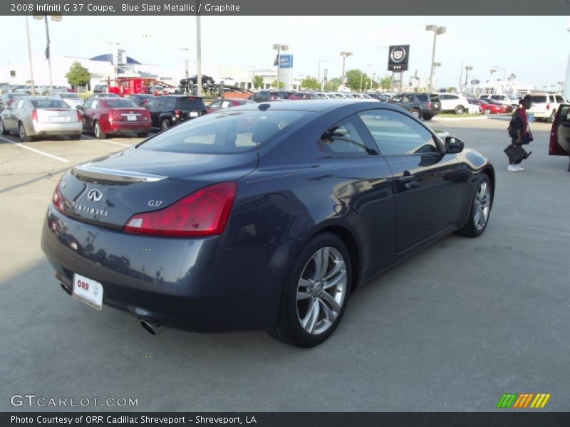 Blue Slate Metallic / Graphite 2008 Infiniti G 37 Coupe