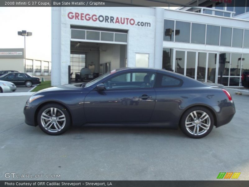 Blue Slate Metallic / Graphite 2008 Infiniti G 37 Coupe