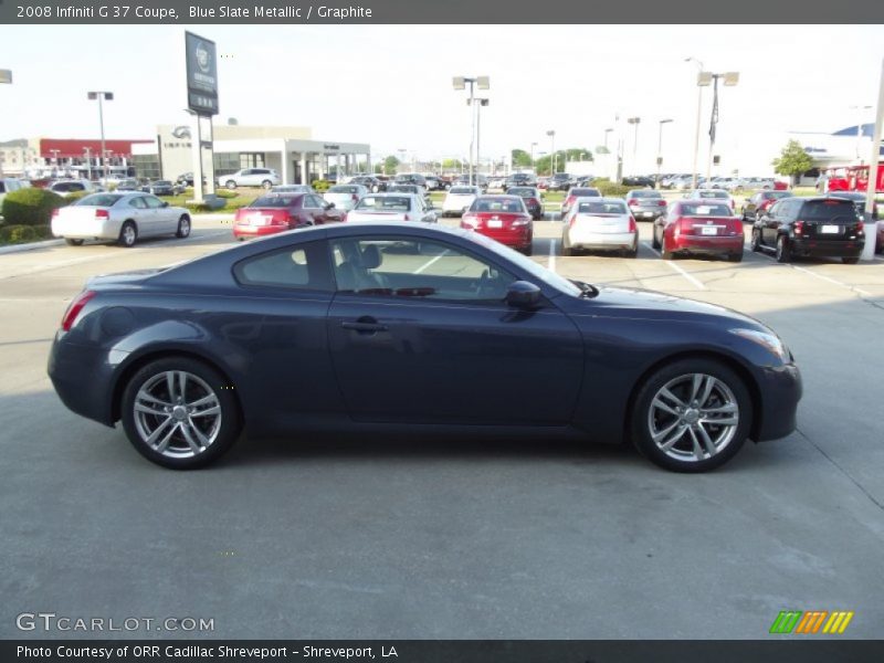 Blue Slate Metallic / Graphite 2008 Infiniti G 37 Coupe