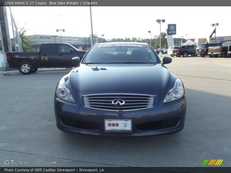 Blue Slate Metallic / Graphite 2008 Infiniti G 37 Coupe