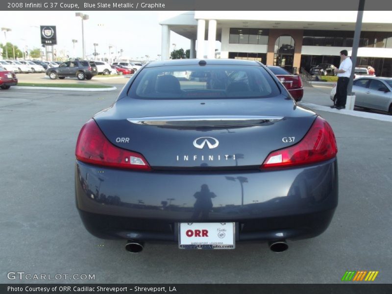 Blue Slate Metallic / Graphite 2008 Infiniti G 37 Coupe