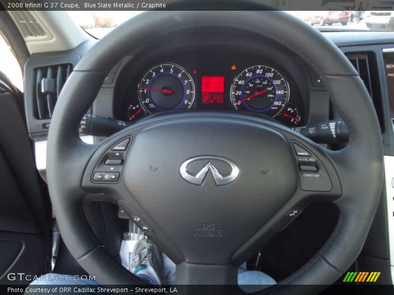 Blue Slate Metallic / Graphite 2008 Infiniti G 37 Coupe