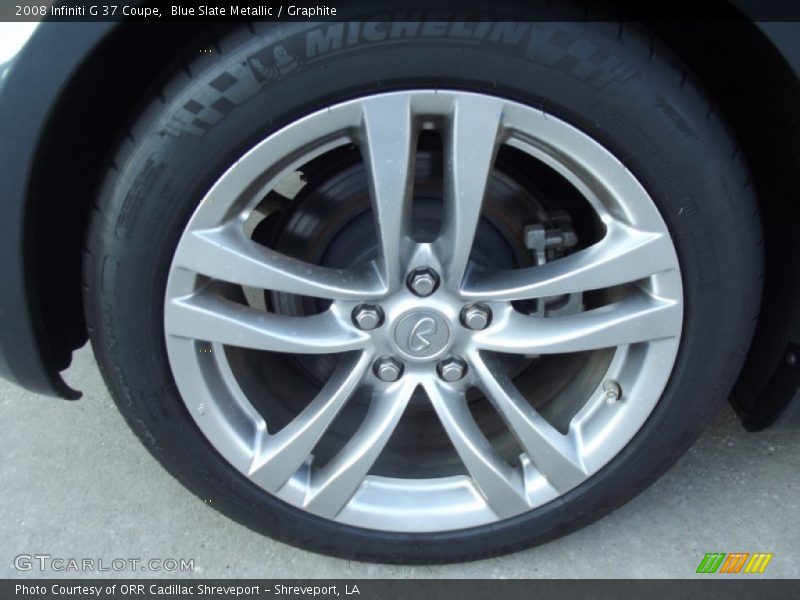 Blue Slate Metallic / Graphite 2008 Infiniti G 37 Coupe