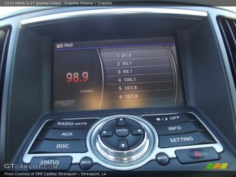 Graphite Shadow / Graphite 2010 Infiniti G 37 Journey Coupe