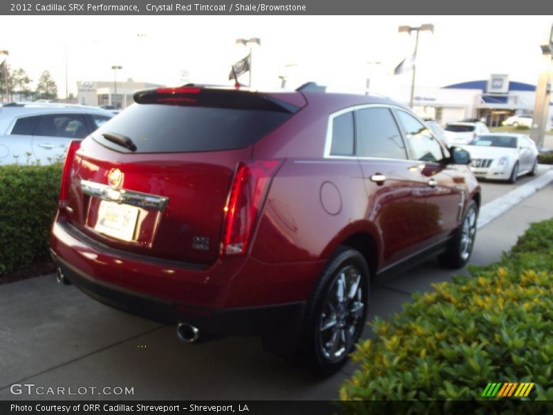 Crystal Red Tintcoat / Shale/Brownstone 2012 Cadillac SRX Performance