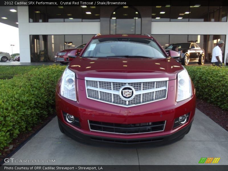 Crystal Red Tintcoat / Shale/Brownstone 2012 Cadillac SRX Performance