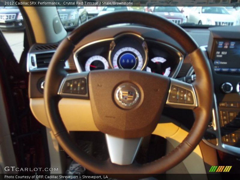Crystal Red Tintcoat / Shale/Brownstone 2012 Cadillac SRX Performance