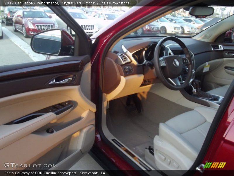 Crystal Red Tintcoat / Shale/Brownstone 2012 Cadillac SRX Performance