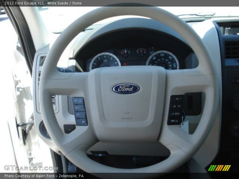 White Suede / Stone 2012 Ford Escape XLS