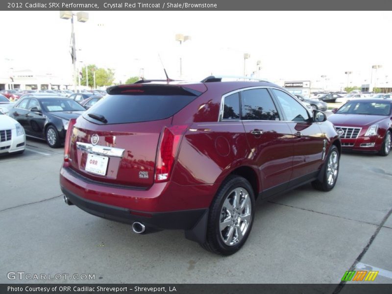 Crystal Red Tintcoat / Shale/Brownstone 2012 Cadillac SRX Performance