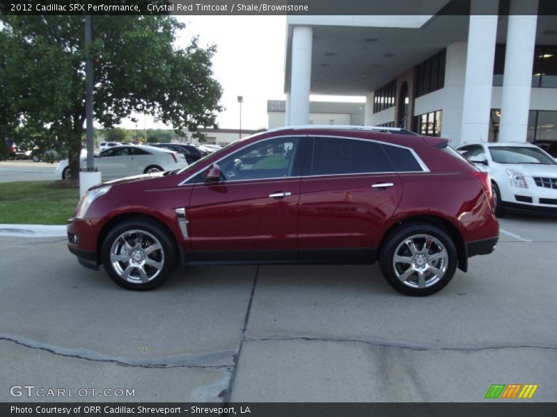 Crystal Red Tintcoat / Shale/Brownstone 2012 Cadillac SRX Performance
