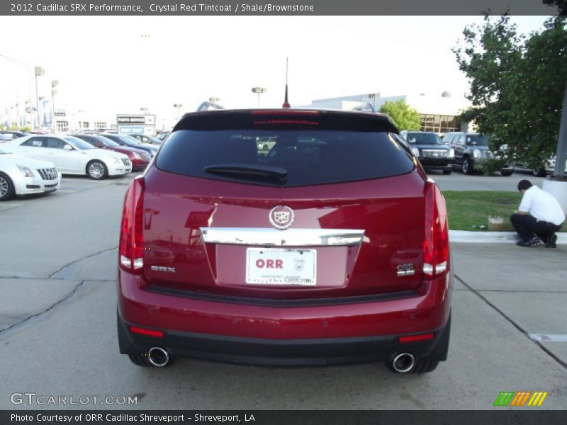 Crystal Red Tintcoat / Shale/Brownstone 2012 Cadillac SRX Performance