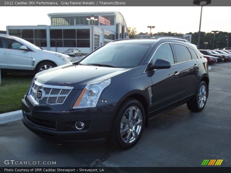 Gray Flannel Metallic / Titanium/Ebony 2012 Cadillac SRX Performance