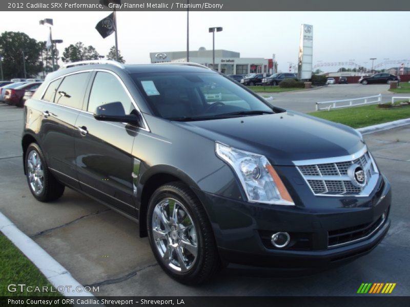 Gray Flannel Metallic / Titanium/Ebony 2012 Cadillac SRX Performance